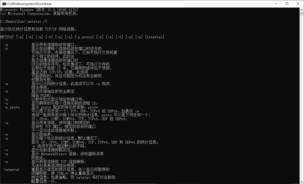 美國服務(wù)器Netstat命令的使用